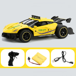  ماشین کنترلی زرد MODEL CAR مقیاس 1:12 -اسباب بازی
